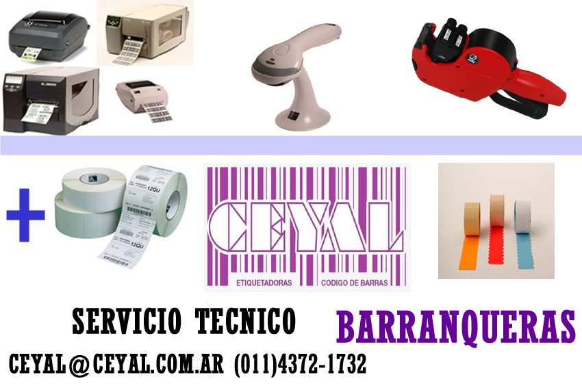 SERVICIO TECNICO DE IMPRESORA ZEBRA TLP BARRANQUERAS