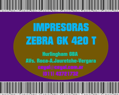 Haedo (bsas gba) Consumible Zebra ribbon cera todas las impresoras