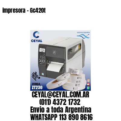 impresora - Gc420t