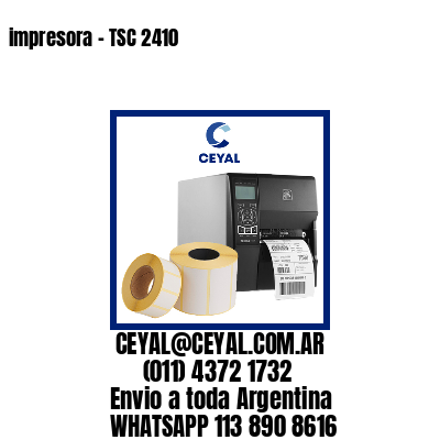 impresora – TSC 2410