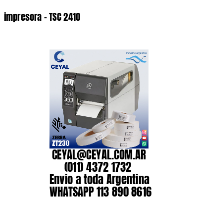 impresora - TSC 2410