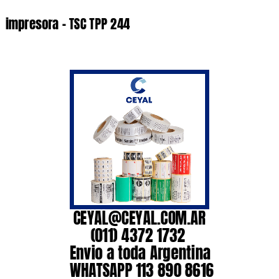 impresora – TSC TPP 244