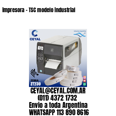 impresora – TSC modelo industrial