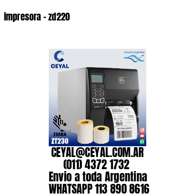 impresora - zd220