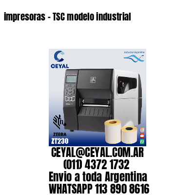 impresoras – TSC modelo industrial