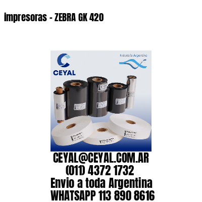 impresoras – ZEBRA GK 420