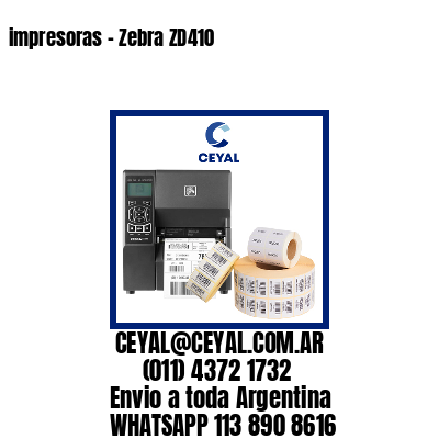 impresoras - Zebra ZD410