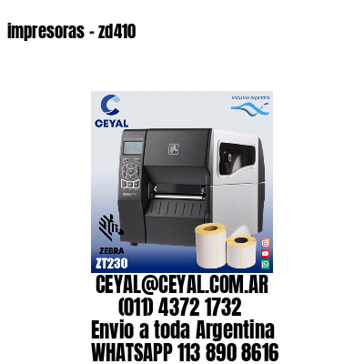 impresoras - zd410