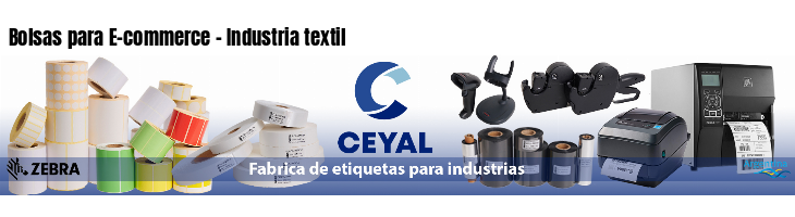 Bolsas para E-commerce - Industria textil