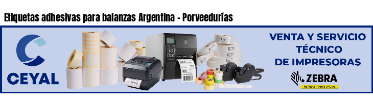 Etiquetas adhesivas para balanzas Argentina - Porveedurías