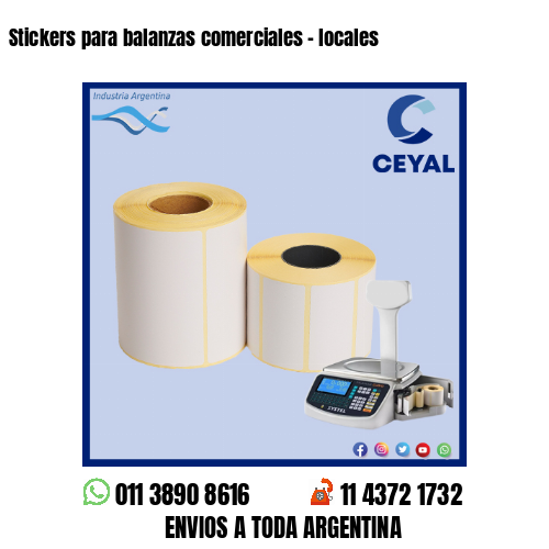 Stickers para balanzas comerciales – locales