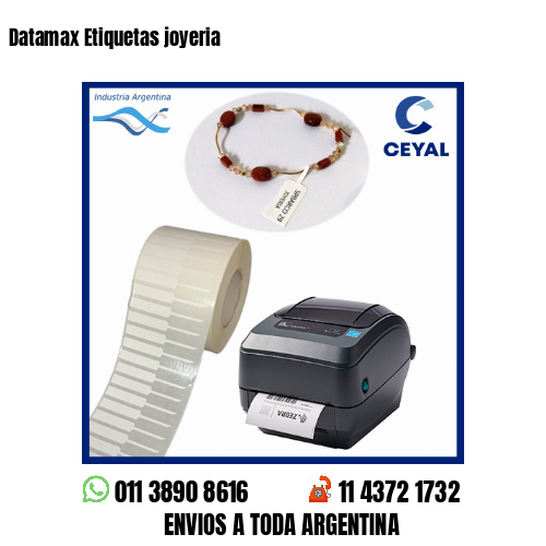 Datamax Etiquetas joyeria