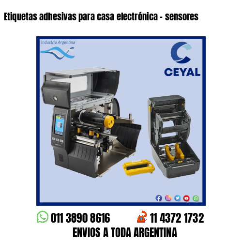 Etiquetas adhesivas para casa electrónica – sensores