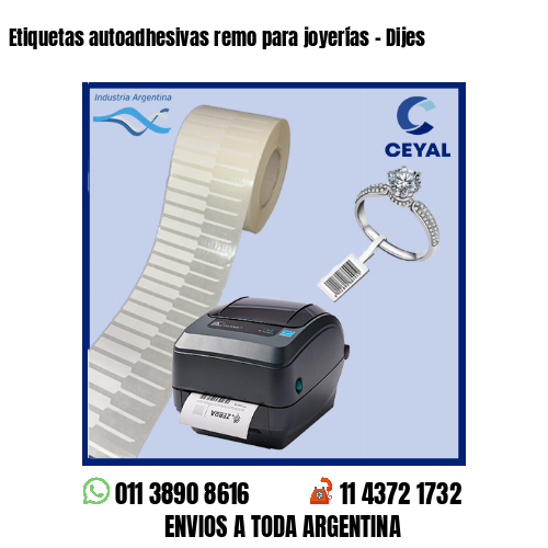 Etiquetas autoadhesivas remo para joyerías – Dijes