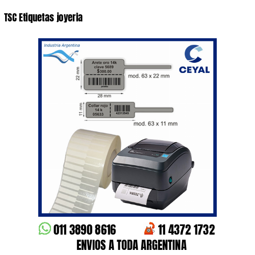 TSC Etiquetas joyeria