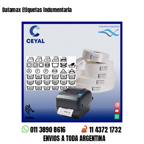 Datamax Etiquetas indumentaria