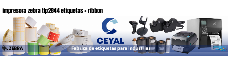 impresora zebra tlp2844 etiquetas   ribbon