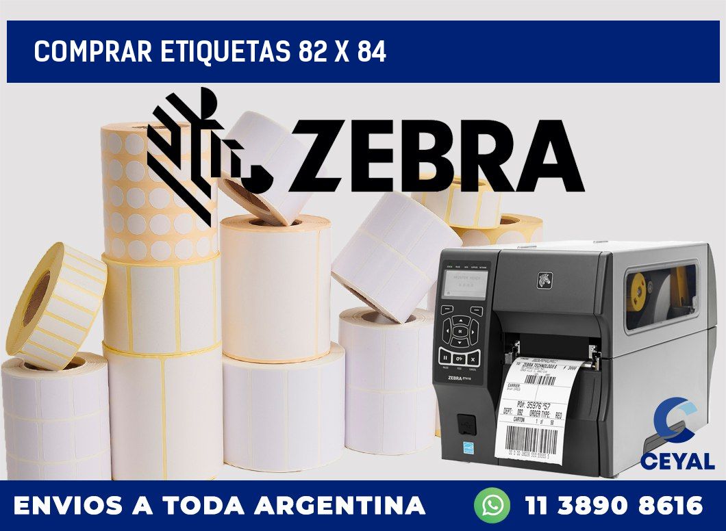 Comprar etiquetas 82 x 84