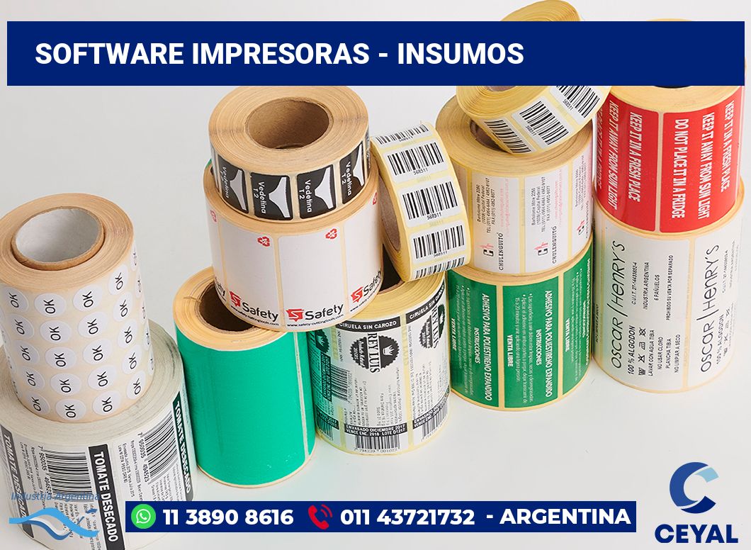 Software impresoras - Insumos