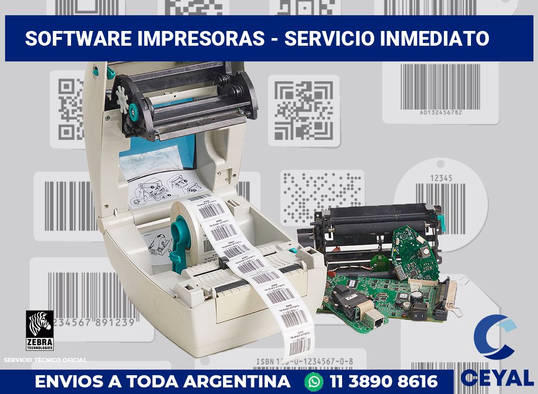 Software impresoras - Servicio inmediato