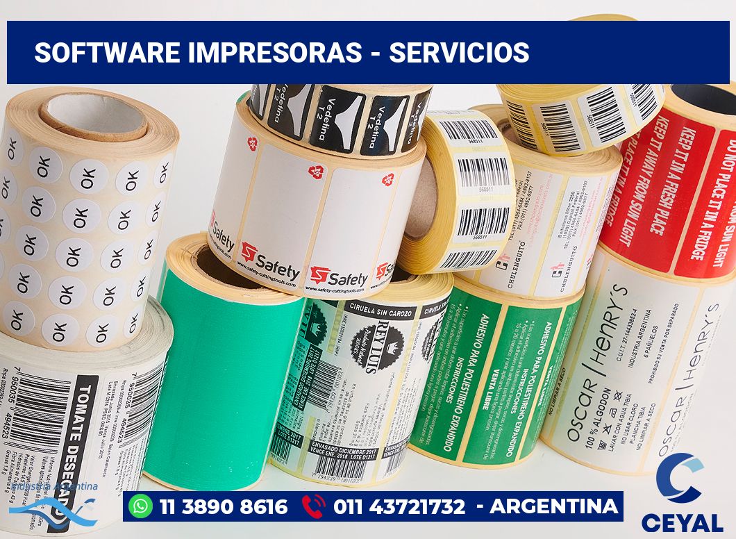 Software impresoras - Servicios