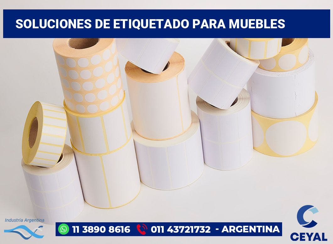 Soluciones de Etiquetado para muebles