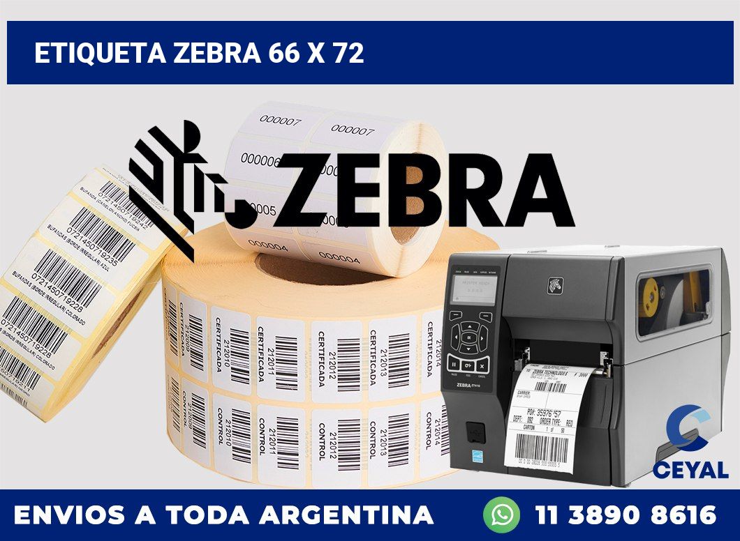 etiqueta zebra 66 x 72