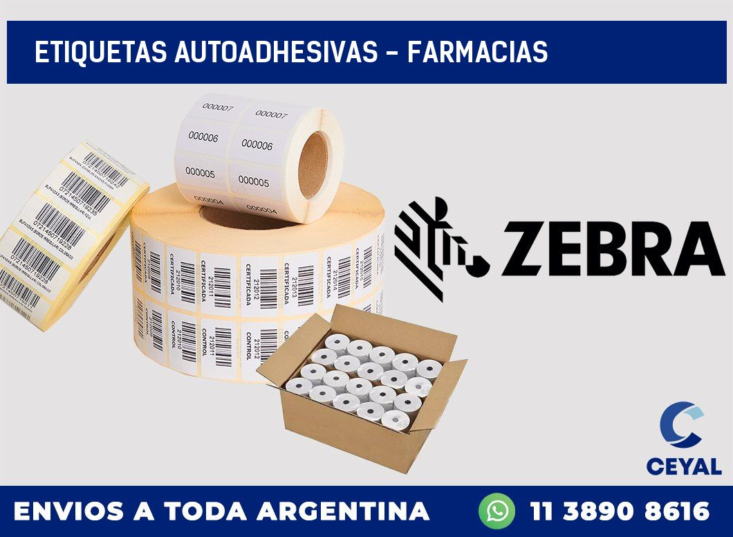 etiquetas autoadhesivas - Farmacias