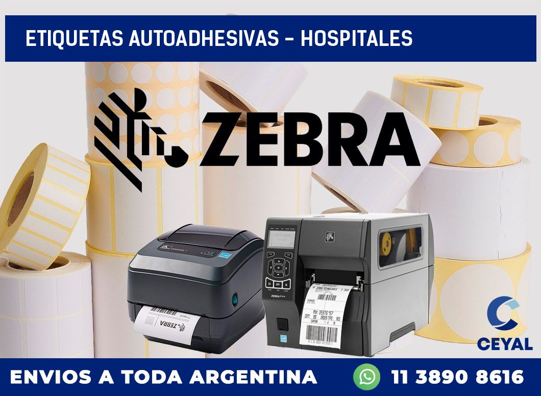 etiquetas autoadhesivas - Hospitales