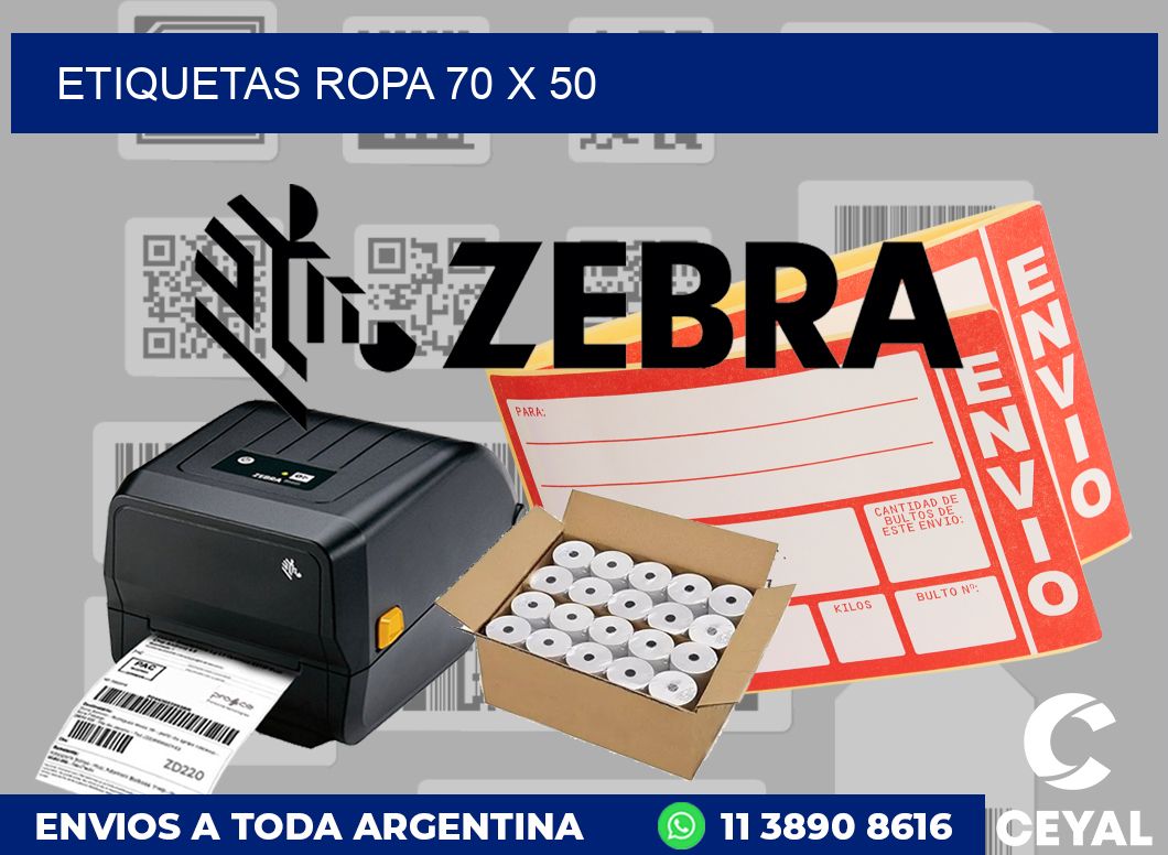 etiquetas ropa 70 x 50