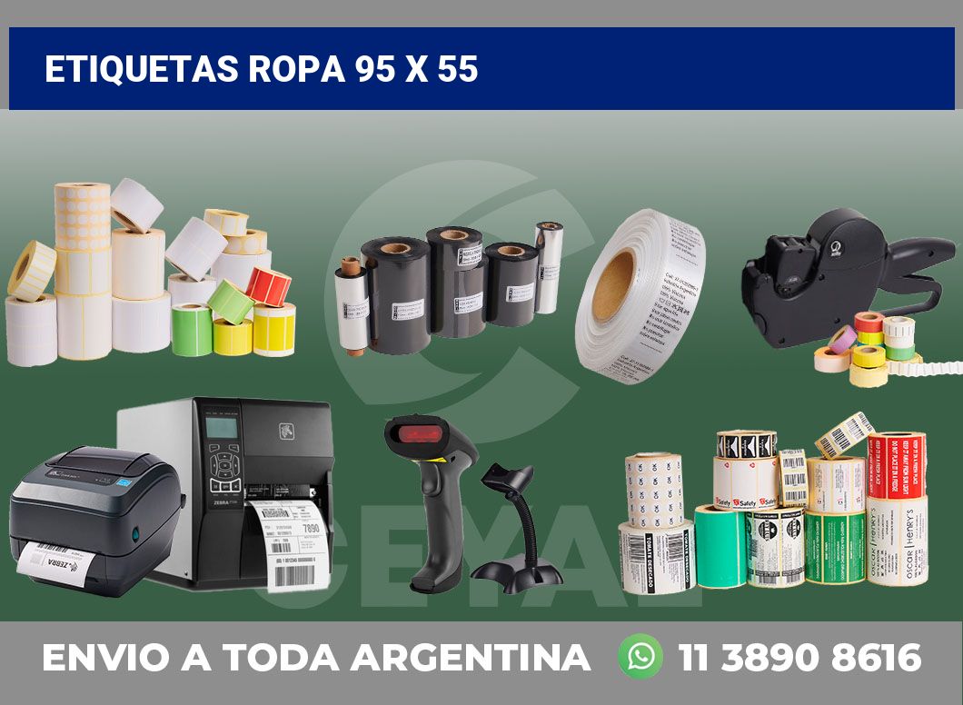 etiquetas ropa 95 x 55