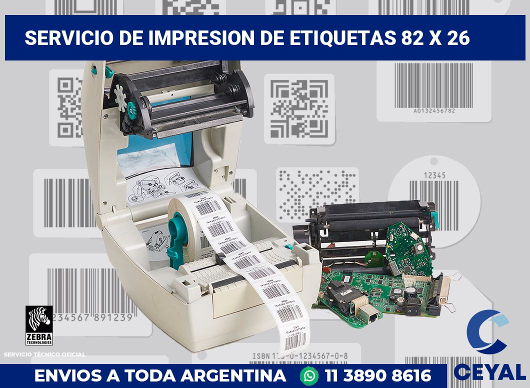 servicio de impresion de etiquetas 82 x 26