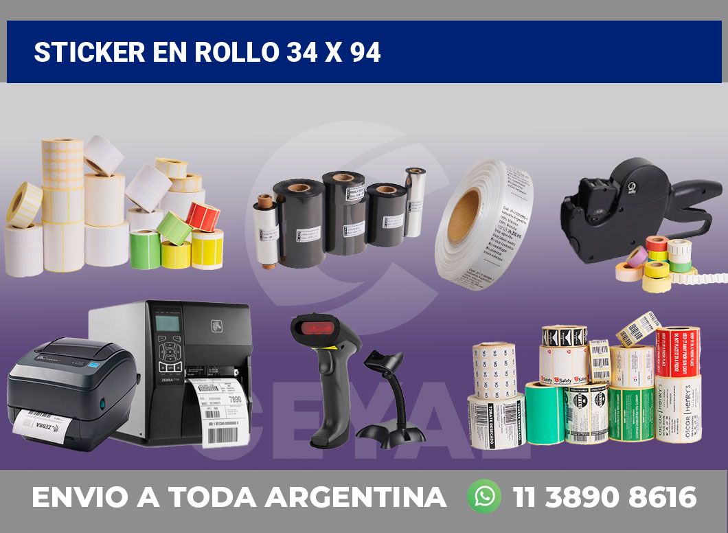 sticker en rollo 34 x 94