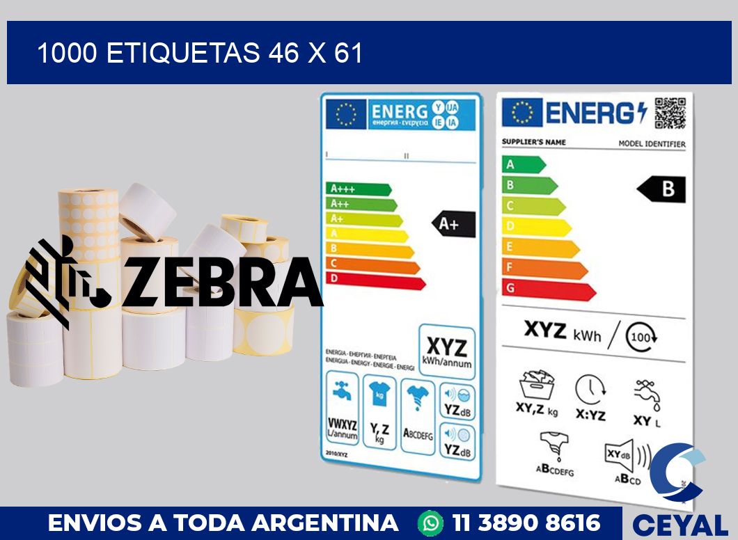 1000 etiquetas 46 x 61