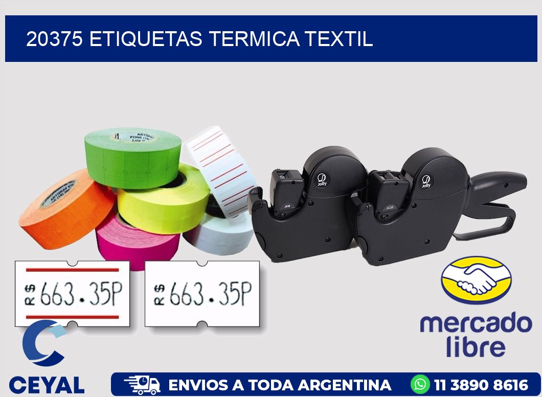 20375 etiquetas termica textil