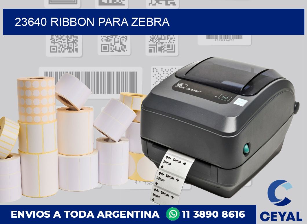 23640 ribbon para zebra