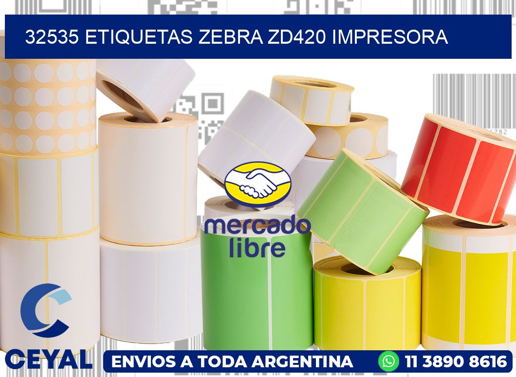 32535 etiquetas Zebra zd420 impresora