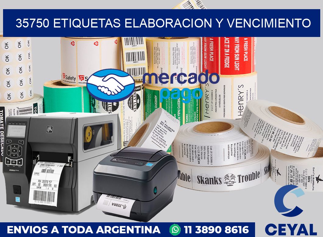 35750 Etiquetas elaboracion y vencimiento