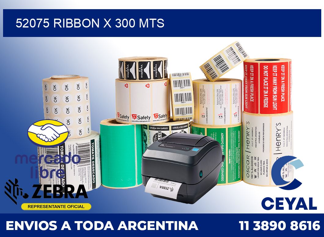 52075 ribbon x 300 mts