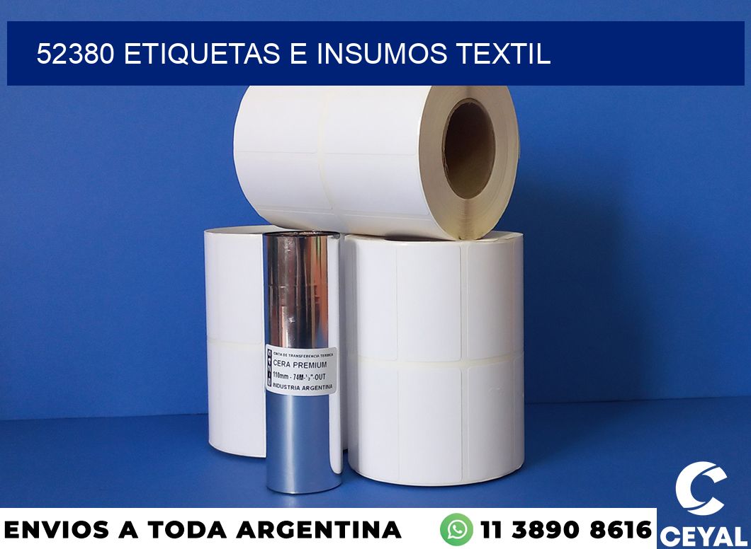 52380 etiquetas e insumos textil