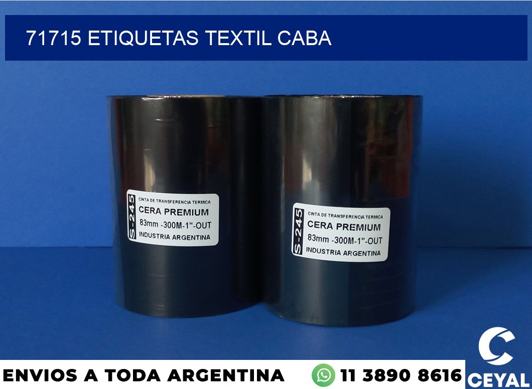 71715 etiquetas textil caba