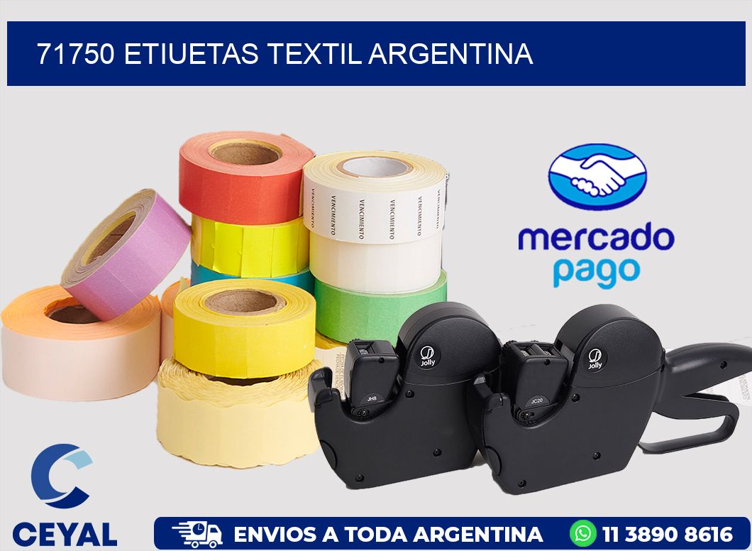 71750 etiuetas textil argentina