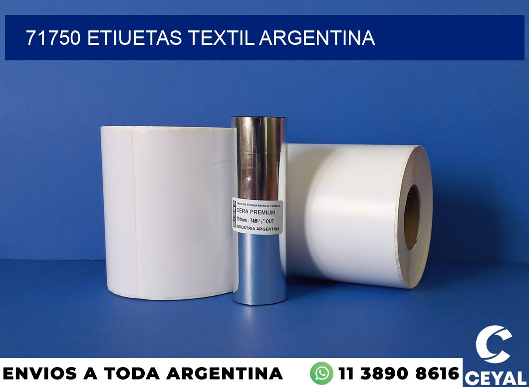 71750 etiuetas textil argentina