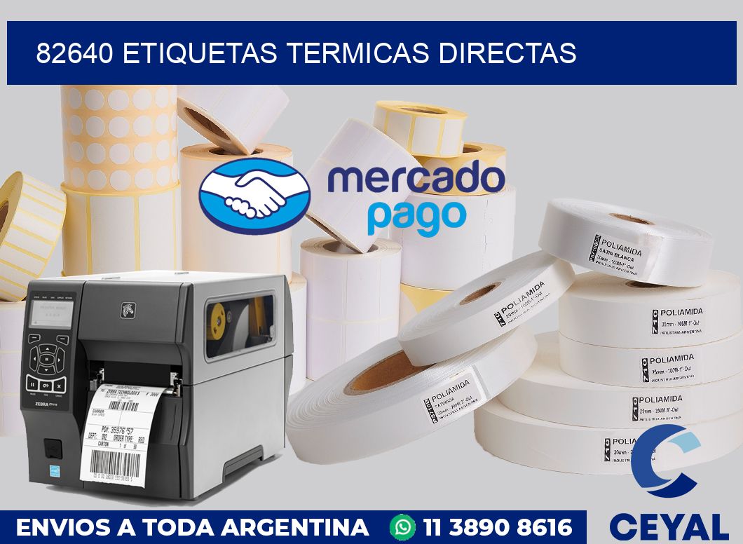 82640 Etiquetas termicas directas