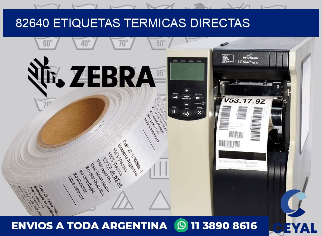 82640 Etiquetas termicas directas