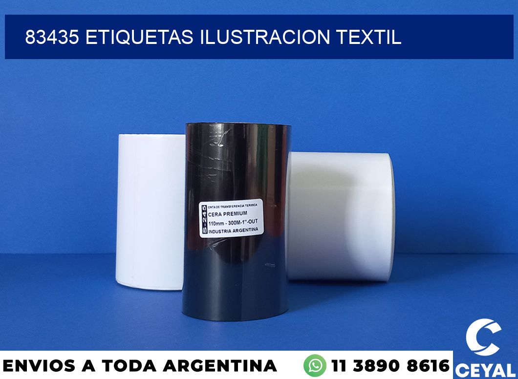 83435 etiquetas ilustracion textil