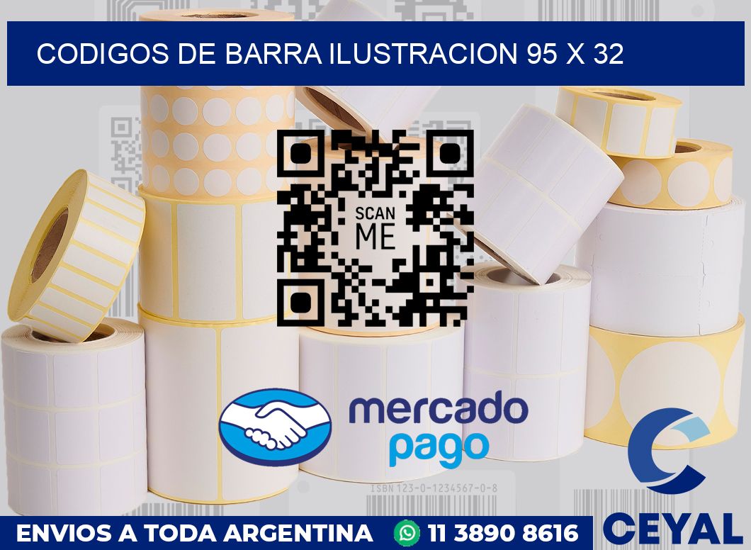 Codigos de barra ilustracion 95 x 32