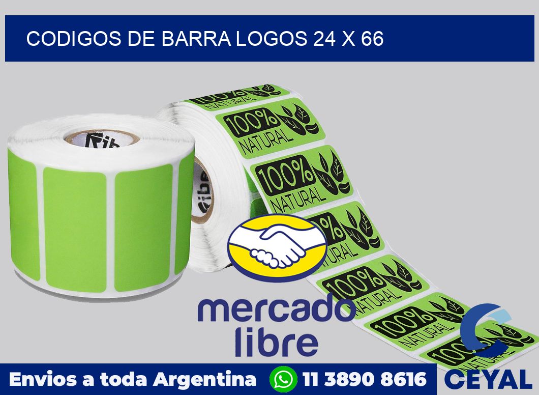 Codigos de barra logos 24 x 66