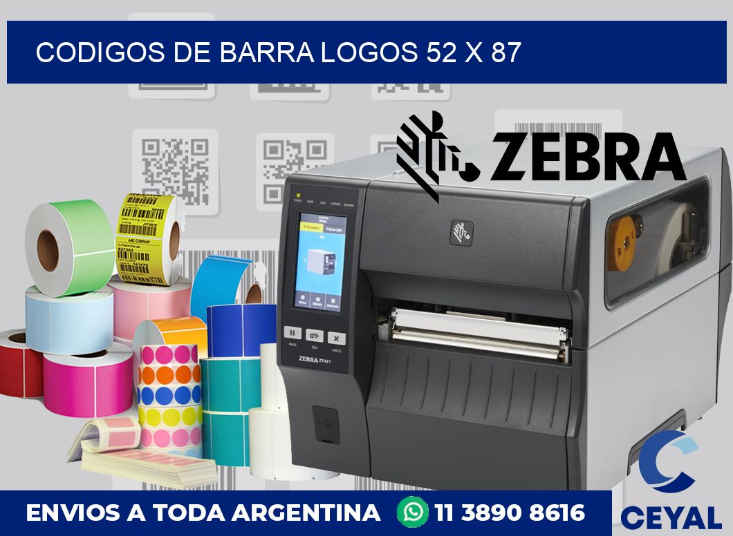 Codigos de barra logos 52 x 87