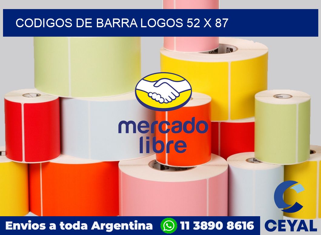 Codigos de barra logos 52 x 87